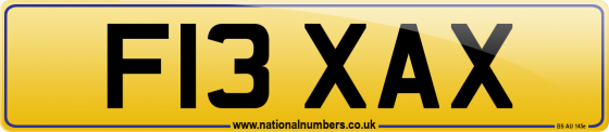 F13 XAX