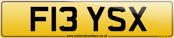 F13 YSX