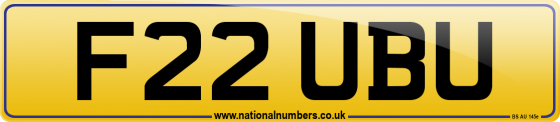 F22 UBU