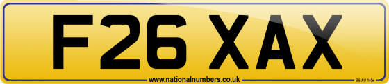 F26 XAX