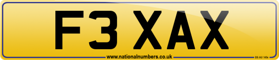 F3 XAX