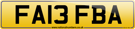 FA13 FBA
