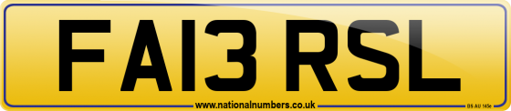 FA13 RSL