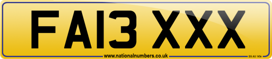 FA13 XXX