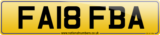 FA18 FBA