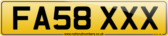 FA58 XXX