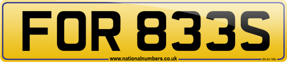 FOR 833S