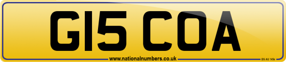G15 COA