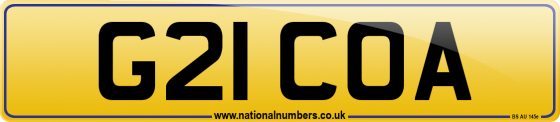 G21 COA