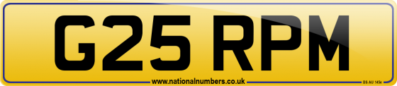 G25 RPM