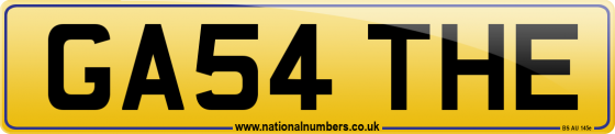 GA54 THE