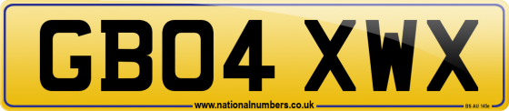 GB04 XWX