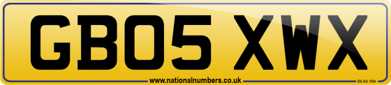GB05 XWX
