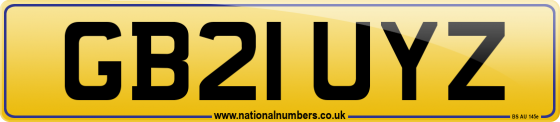 GB21 UYZ