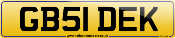 GB51 DEK