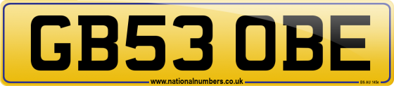 GB53 OBE