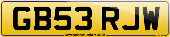 GB53 RJW