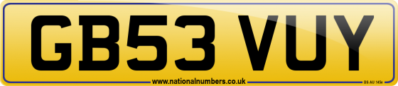GB53 VUY