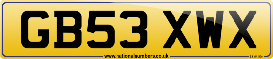 GB53 XWX