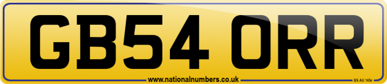 GB54 ORR