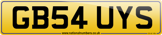 GB54 UYS
