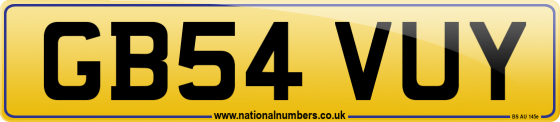 GB54 VUY