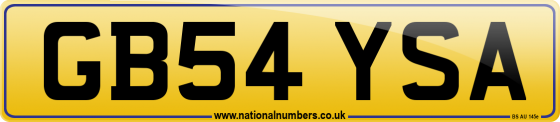 GB54 YSA