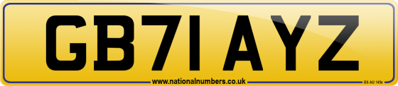 GB71 AYZ