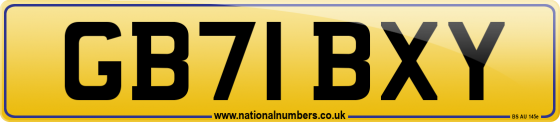 GB71 BXY