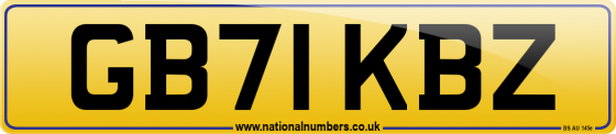 GB71 KBZ