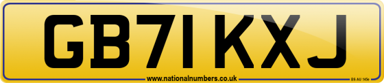 GB71 KXJ