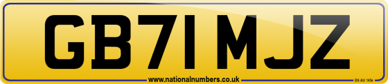 GB71 MJZ