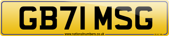 GB71 MSG