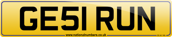 GE51 RUN
