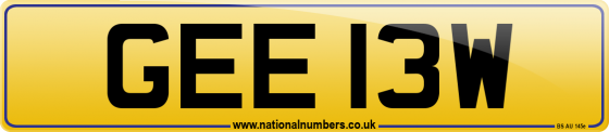 GEE 13W
