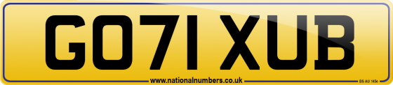 GO71 XUB