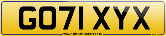 GO71 XYX