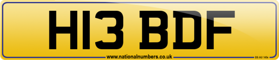 H13 BDF