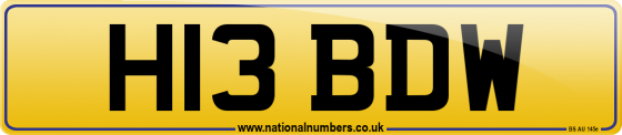 H13 BDW