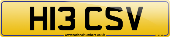 H13 CSV