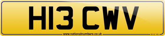 H13 CWV