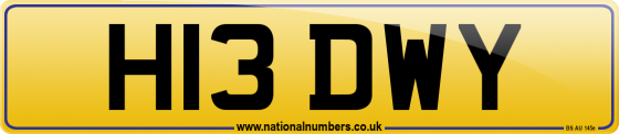 H13 DWY