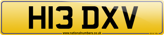 H13 DXV