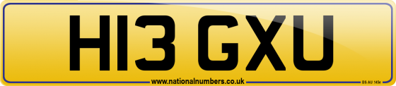 H13 GXU