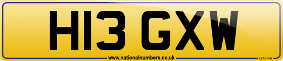 H13 GXW