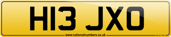H13 JXO