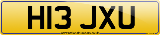 H13 JXU
