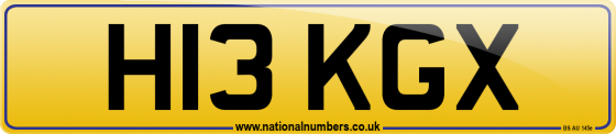 H13 KGX