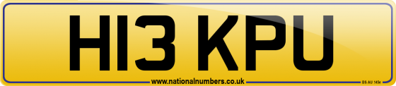 H13 KPU