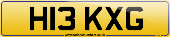 H13 KXG